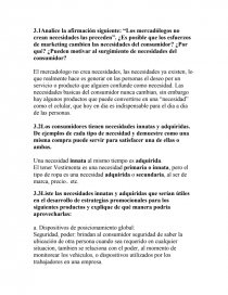 Cap 3, comportamiento del consumidor, preguntas de análisis. Página 1