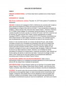 Análisis de sentencias.