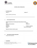 Ulcera gastrica.HISTORIA CLÍNICA CRONOLÓGICA