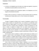 Problemática: el trabajo no registrado.