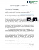 TEMA- "Se aplica a la persona que carece de libertad y derechos propios por estar sometido de manera absoluta a la voluntad y el dominio de otra persona".