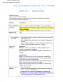 CS13155 Computación: Microsoft Office e internet.