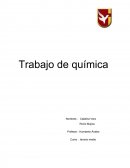 Informefe química, experimento.