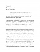 ENSAYO SOBRE MEDIOCRIDAD Y AUTODISCIPLINA