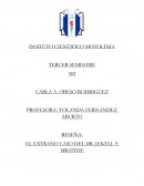 Reseña el Extraño caso de Dr Jekyll y Mr. Hyde.