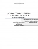 TEMA- INTRODUCCION AL DERECHO CIVIL CONSTITUCIONAL Y ADMINISTRATIVO
