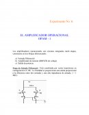 EL AMPLIFICADOR OPERACIONAL.