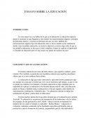 ENSAYO CONCEPTO DELA EDUCACION.