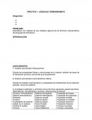 PRÁCTICA 1. LENGUAJE TERMODINÁMICO