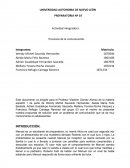 Actividad integradora. Procesos de la comunicación