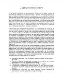 LA DISCIPLINA SUPERIOR AL TIEMPO.