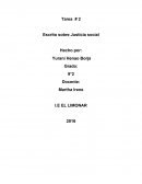 Tarea # 2 Escrito sobre Justicia social