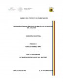 AVANCE DEL PROYECTO DE INVESTIGACIÓN
