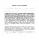 ANALISIS DE OFERTA Y DEMANDA.