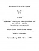 Proyecto #10: Elaboración de mapas conceptuales para apoyar la lectura valorativa Tema: Contaminación ambiental
