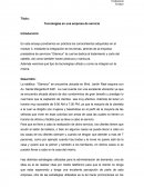Tecnologías en una empresa de servicio.