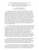 Review Teaching Grammar in Today's classroom.