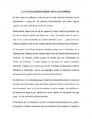 LA FALTA DE EQUIDAD GÉNERO HACIA LOS HOMBRES