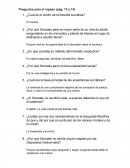 Preguntas para el repaso (pág. 73 y 74)