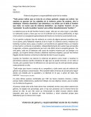 Violencia de género y responsabilidad social de los medios.