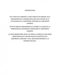 MIGRACION ILEGAL (AFRICA a EUROPA). Página 3