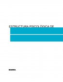 Estructura psicológica de la persona