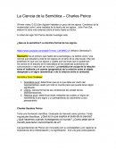 La Ciencia de la Semiótica – Charles Peirce