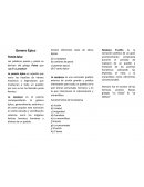 Genero Épico - Poesía épica