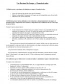 Uso racional de sangre y hemoderivados