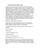 BALANCE DE MATRIA ZUMO DE FRUTA