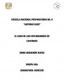 Trabajo de EL CASO DE LOS EXPLORADORES DE CAVERNAS