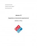 Diagnóstico e intervención organizacional Domino´s Pizza