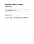 Metodología de investigación: Bibliográfica