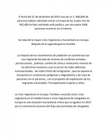 MIGRACION ILEGAL (AFRICA a EUROPA). Página 2