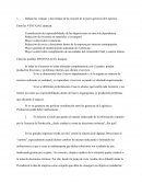 Indique las ventajas y desventajas de la creación de la nueva gerencia de Logística.