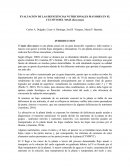 EVALUACION DE LAS DEFICIENCIAS NUTRICIONALES MAYORES EN EL CULTIVO DEL MAIZ (Zea mays)