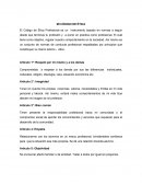 MI CÓDIGO DE ÉTICA.