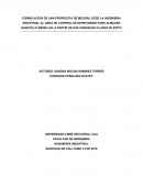 PROPUESTA DE TRABAJO DE INVESTIGACION PRESENTADO COMO REQUISITO DE GRADO PARA OPTAR AL TITULO DE INGENIERO INDUSTRIAL