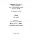 Teoría de la Cultura para Psicología Carrera de Psicología