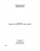 Laboratorio #5 Segunda Ley de Newton con masa constante