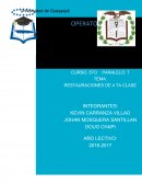 RESTAURACIONES DE DIENTES ANTERIORES FRACTURADOS O DE CLASE IV .