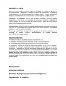 Propuesta de valor de emoresa.