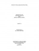 Tema- PROYECTO FINAL ANALISIS ESTRUCTURAL