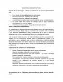 ENSAYO RECURSOS ADMINISTRATIVOS.