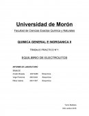 EQUILIBRIO DE ELECTROLITOS INFORME DE LABORATORIO