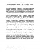 DIFERENCIA ENTRE PRUEBA ILEGAL Y PRUEBA ILICITA.