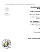 LINEAMIENTOS PARA ELABORAR LOS DOCUMENTOS