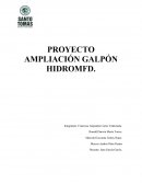 PROYECTO AMPLIACIÓN GALPÓN HIDROMFD.
