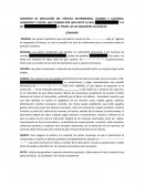 Convenio de disolucion del vinculo matrimonial.