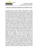 TRANSICIÓN Y CONSOLIDACIÓN DEMOCRÁTICA EN AMERICA LATINA